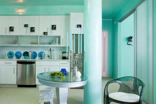 зеленая мята цвет